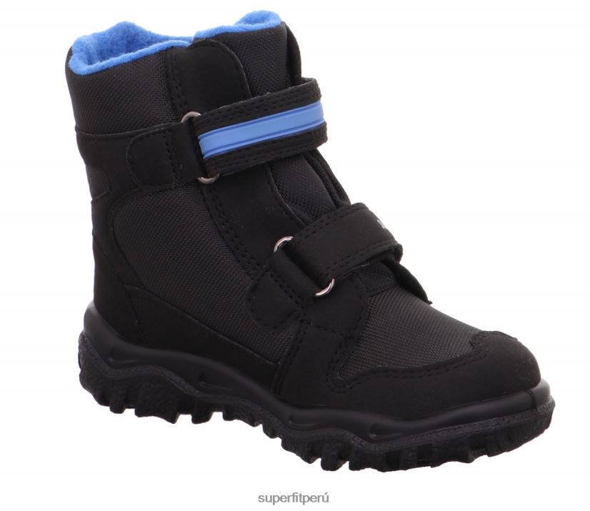 educación física Superfit niños pequeños husky - bota con cierre de velcro azul negro V06L24701 botas