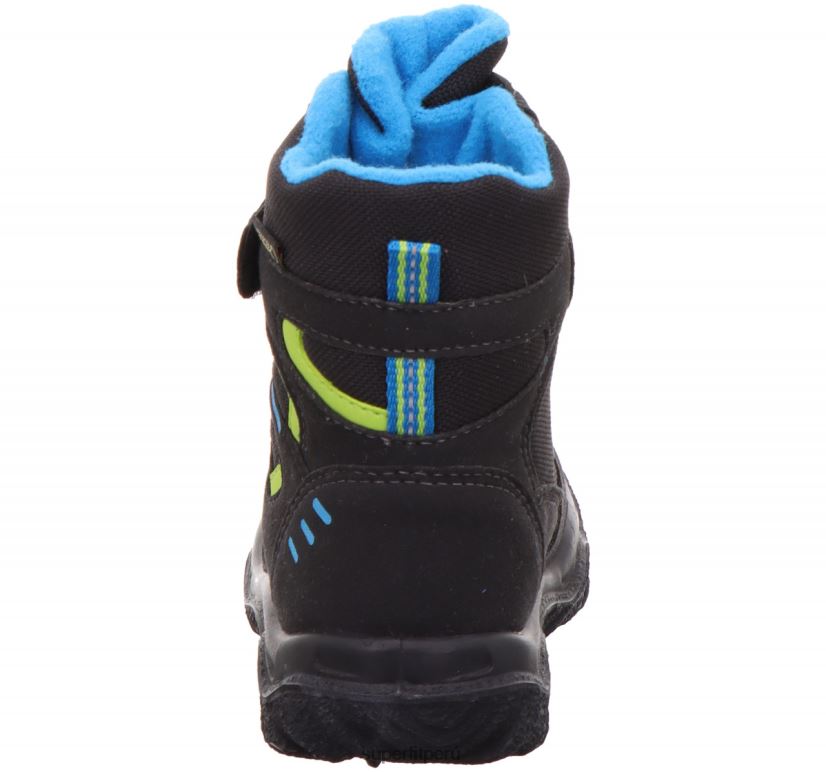 educación física Superfit niños pequeños husky - bota con cierre de velcro azul negro V06L24723 botas