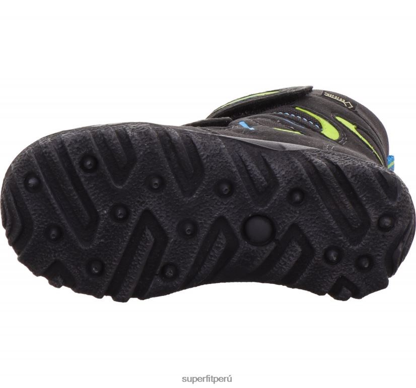 educación física Superfit niños pequeños husky - bota con cierre de velcro azul negro V06L24723 botas