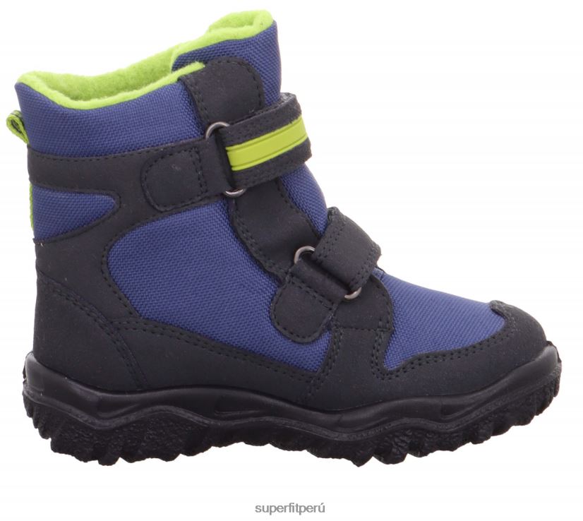 educación física Superfit niños pequeños husky - bota con cierre de velcro gris azul V06L24767 botas
