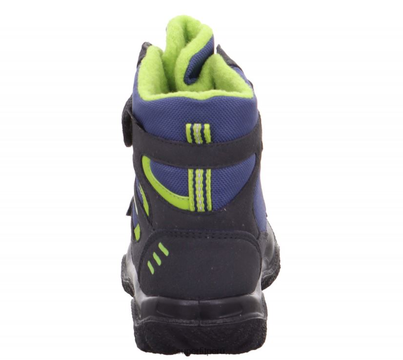 educación física Superfit niños pequeños husky - bota con cierre de velcro gris azul V06L24767 botas