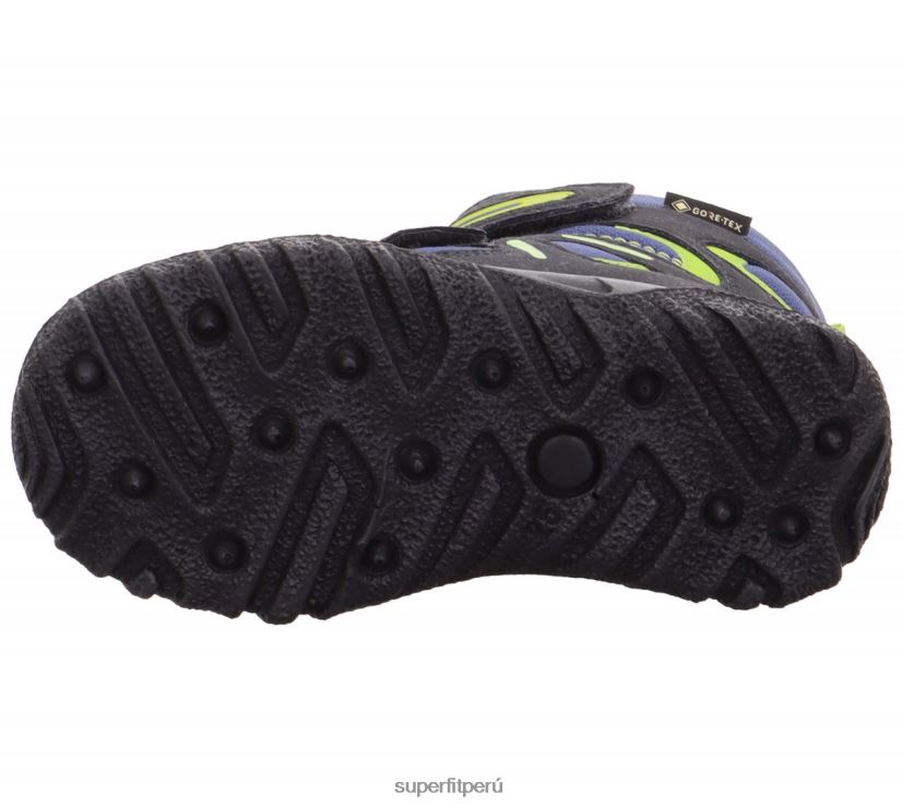 educación física Superfit niños pequeños husky - bota con cierre de velcro gris azul V06L24767 botas