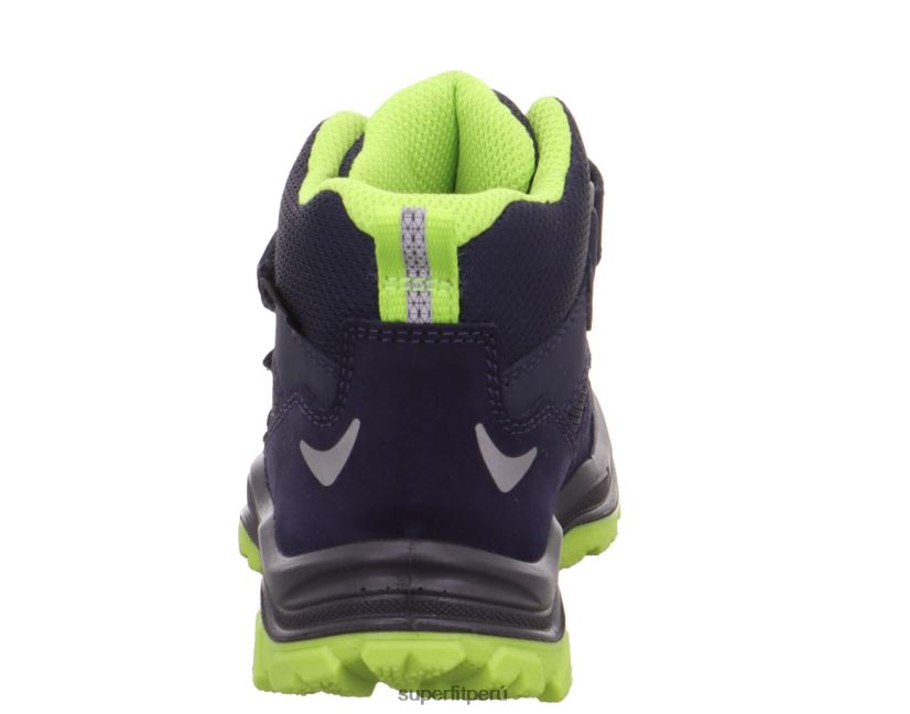 educación física Superfit niños pequeños jupiter - bota con cierre de velcro azul/verde claro V06L24768 botas