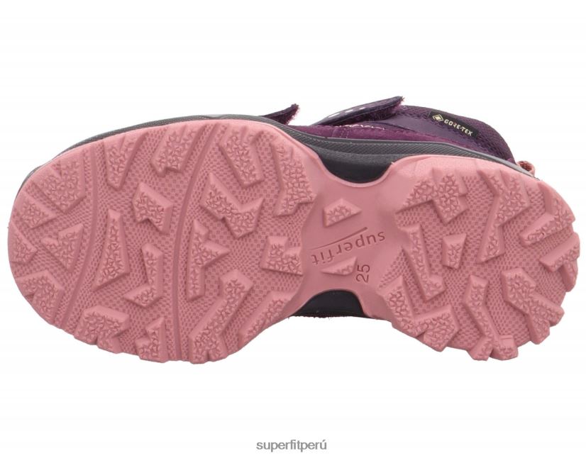 educación física Superfit niños pequeños jupiter - bota con cierre de velcro morado/rosa V06L24707 botas