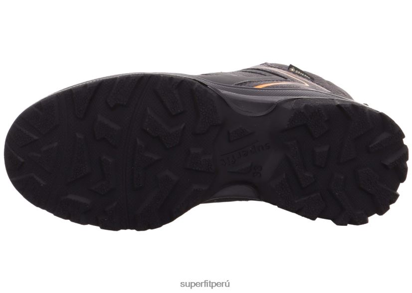 educación física Superfit niños pequeños jupiter - bota con sistema boa fit gris/naranja V06L24901 botas