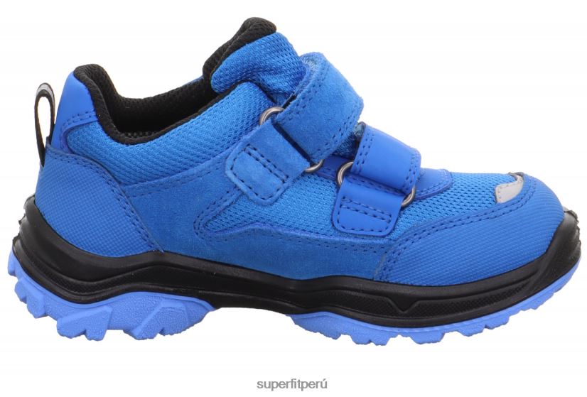 educación física Superfit niños pequeños jupiter - zapatillas bajas con cierre de velcro azul negro V06L24758 botas