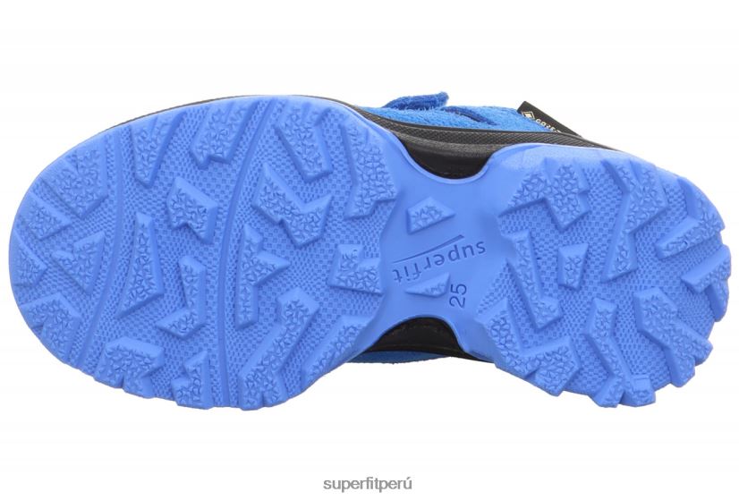 educación física Superfit niños pequeños jupiter - zapatillas bajas con cierre de velcro azul negro V06L24758 botas