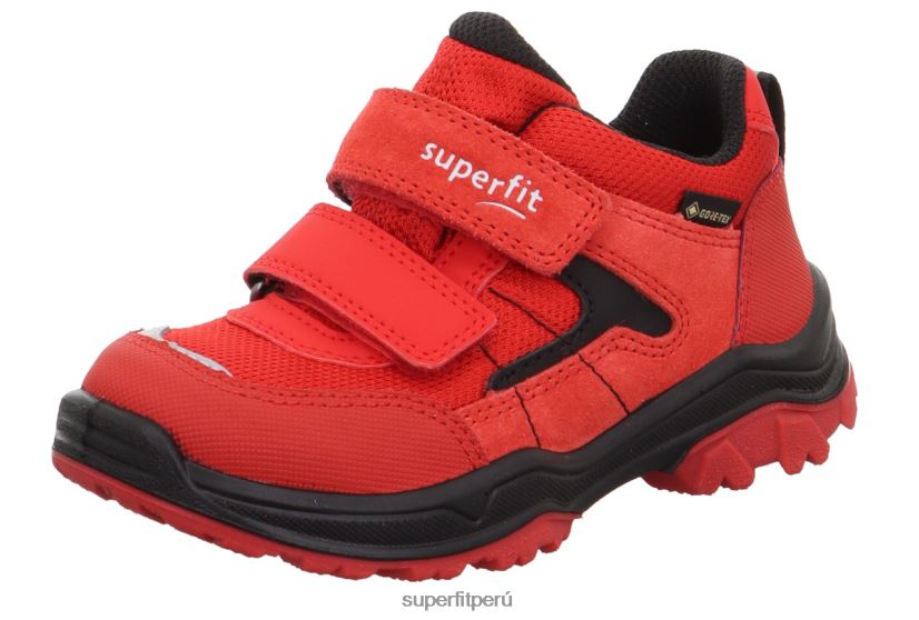 educación física Superfit niños pequeños jupiter - zapatillas bajas con cierre de velcro negro rojo V06L24726 botas