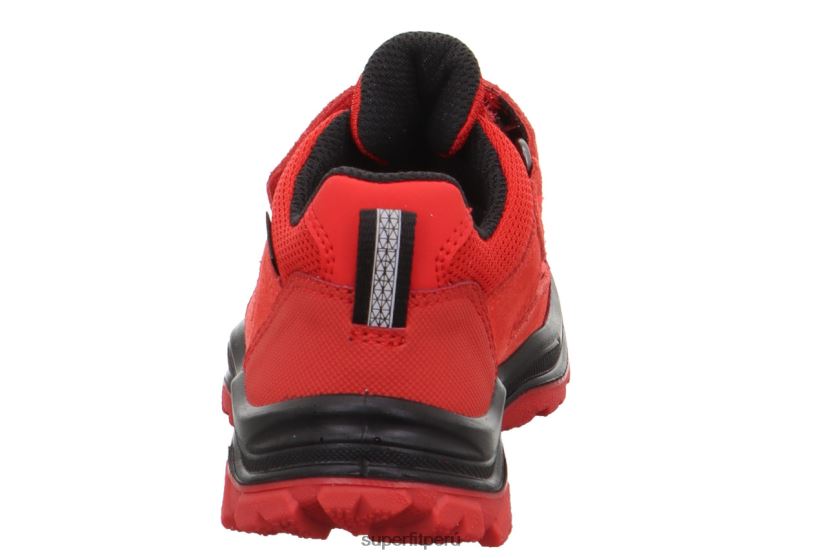educación física Superfit niños pequeños jupiter - zapatillas bajas con cierre de velcro negro rojo V06L24726 botas