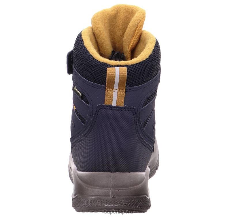 educación física Superfit niños pequeños mars - bota con cierre de velcro azul amarillo V06L24739 botas