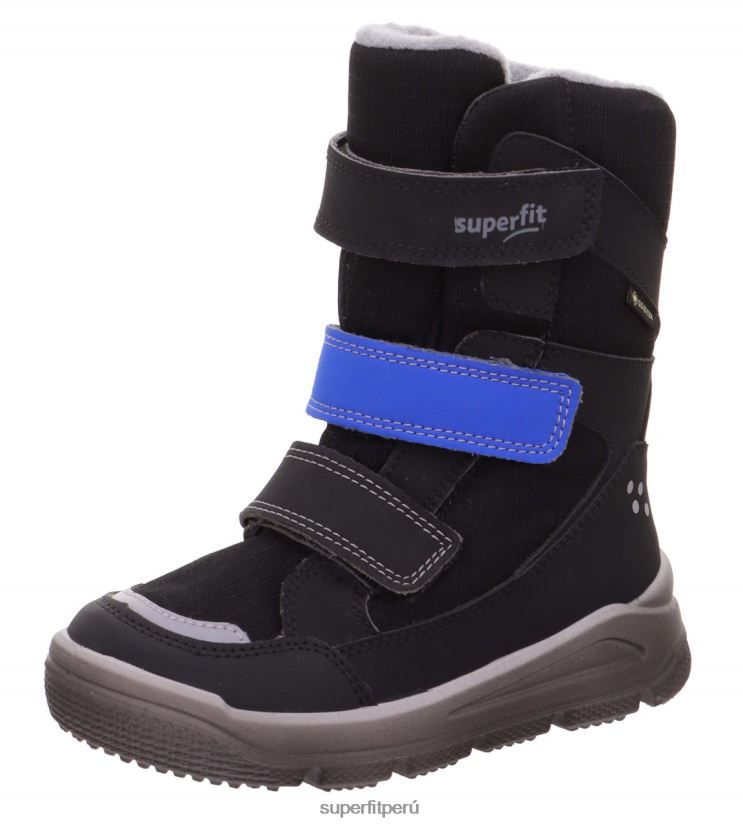 educación física Superfit niños pequeños mars - bota con cierre de velcro azul negro V06L24710 botas