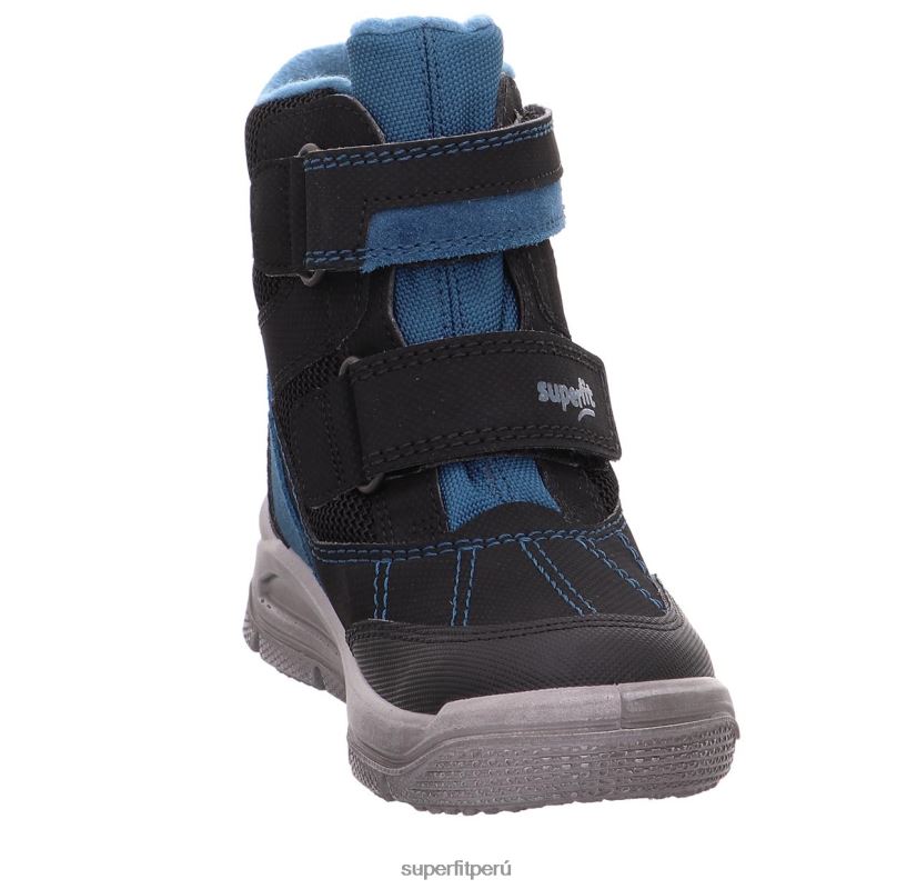 educación física Superfit niños pequeños mars - bota con cierre de velcro azul negro V06L24735 botas