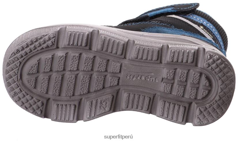 educación física Superfit niños pequeños mars - bota con cierre de velcro azul negro V06L24735 botas
