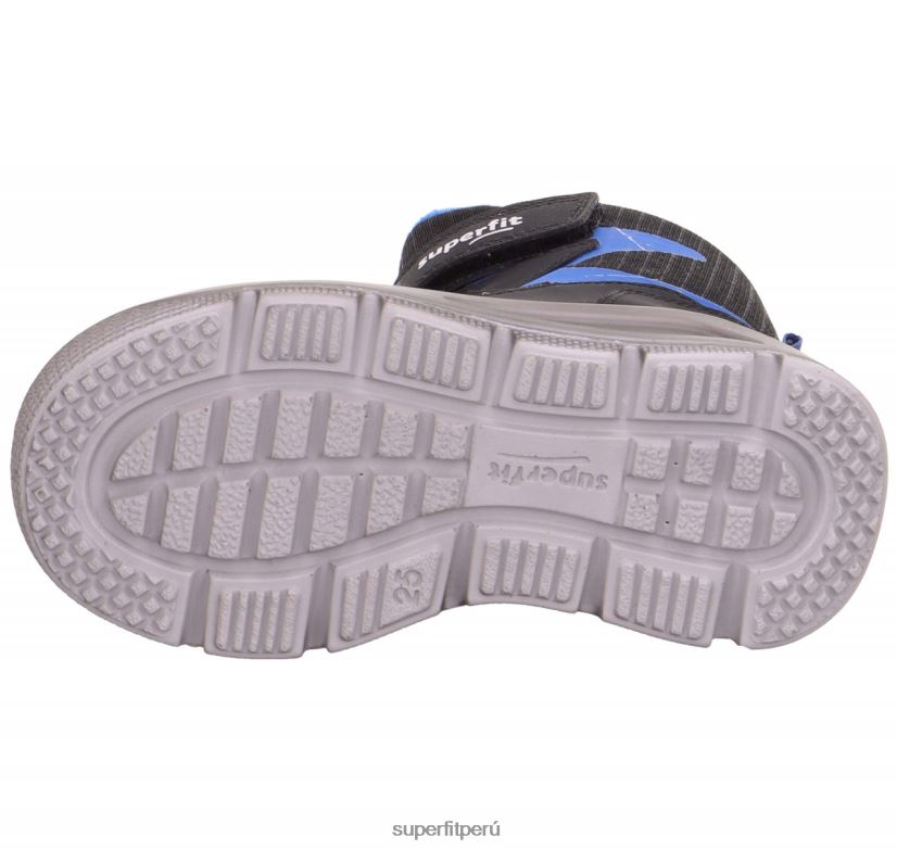 educación física Superfit niños pequeños mars - bota con cierre de velcro azul negro V06L24748 botas