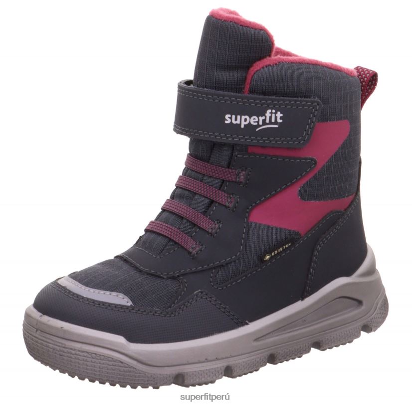 educación física Superfit niños pequeños mars - bota con cierre de velcro gris/rojo V06L24752 botas