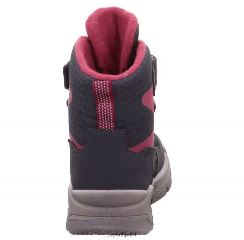 educación física Superfit niños pequeños mars - bota con cierre de velcro gris/rojo V06L24752 botas