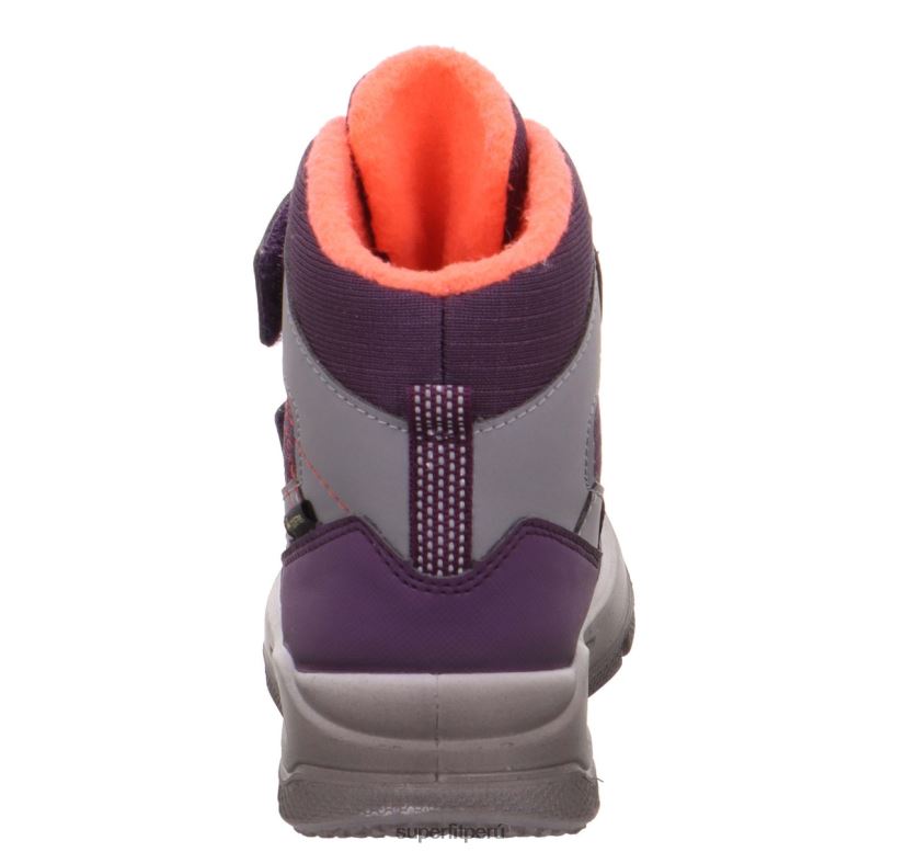 educación física Superfit niños pequeños mars - bota con cierre de velcro morado/naranja V06L24693 botas
