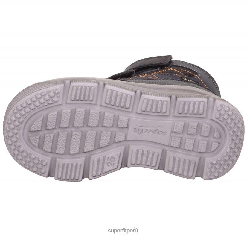 educación física Superfit niños pequeños mars - bota con cierre de velcro negro/naranja V06L24711 botas
