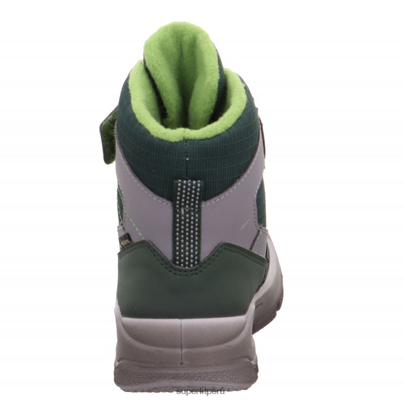educación física Superfit niños pequeños mars - bota con cierre de velcro verde/gris claro V06L24719 botas