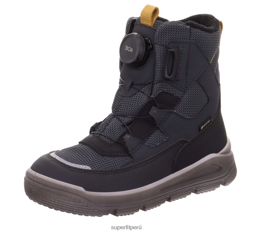 educación física Superfit niños pequeños mars - bota con sistema boa fit Gris oscuro V06L24747 botas