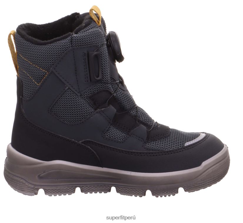 educación física Superfit niños pequeños mars - bota con sistema boa fit Gris oscuro V06L24747 botas