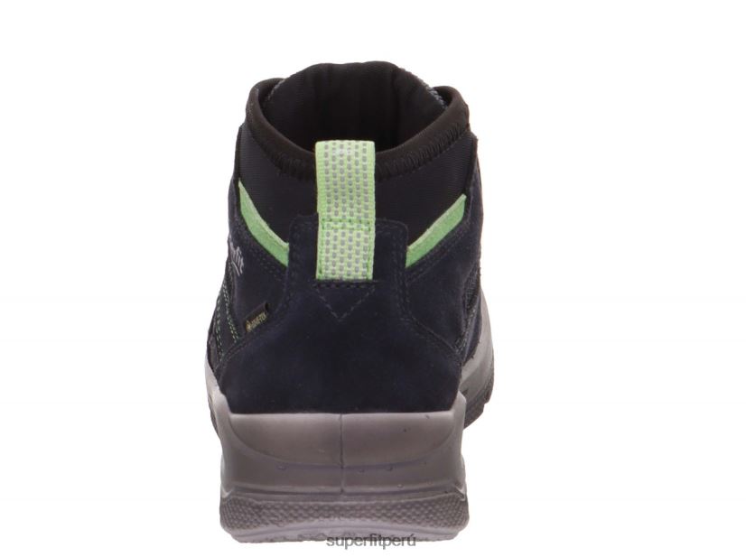 educación física Superfit niños pequeños mars - bota con sistema boa fit Verde gris V06L24724 botas