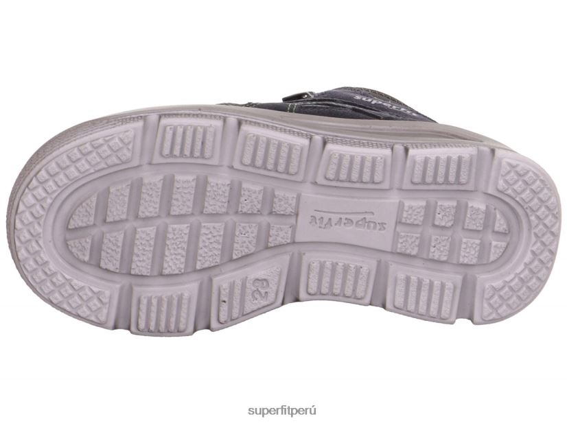educación física Superfit niños pequeños mars - bota con sistema boa fit Verde gris V06L24724 botas