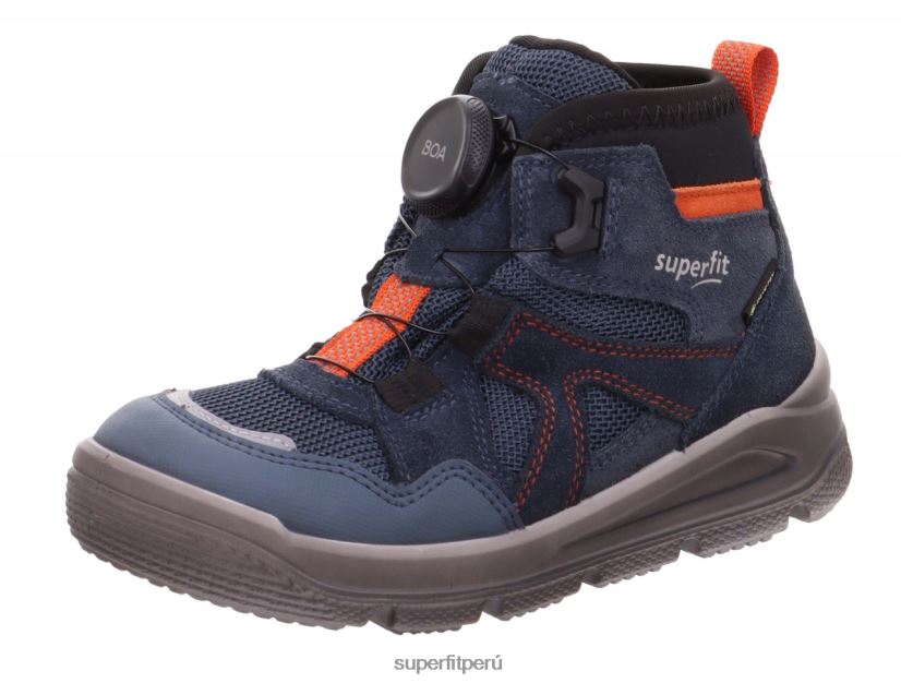 educación física Superfit niños pequeños mars - bota con sistema boa fit azul rojo V06L24757 botas