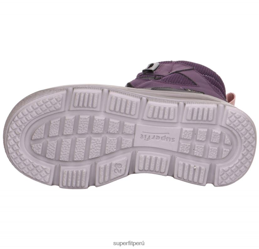 educación física Superfit niños pequeños mars - bota con sistema boa fit negro/morado V06L24746 botas