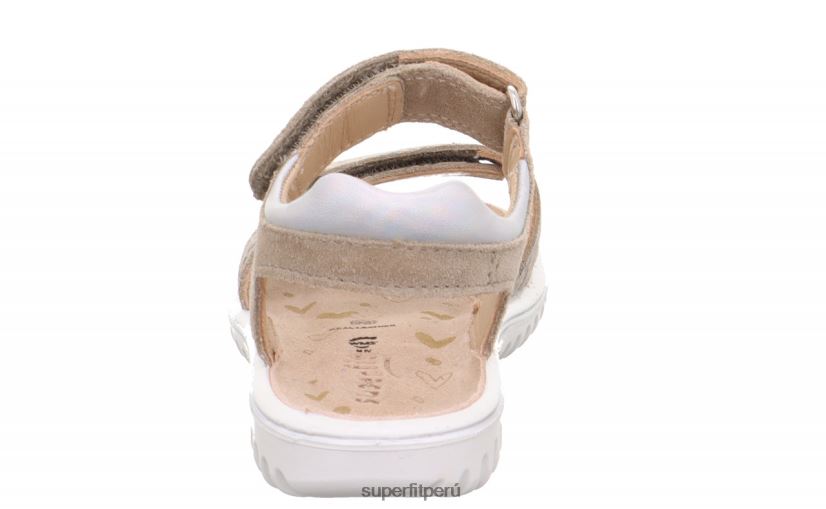 educación física Superfit niños pequeños brillo - sandalia con cierre de velcro beige V06L24642 sandalias
