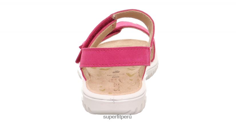 educación física Superfit niños pequeños brillo - sandalia con cierre de velcro rosa V06L24654 sandalias