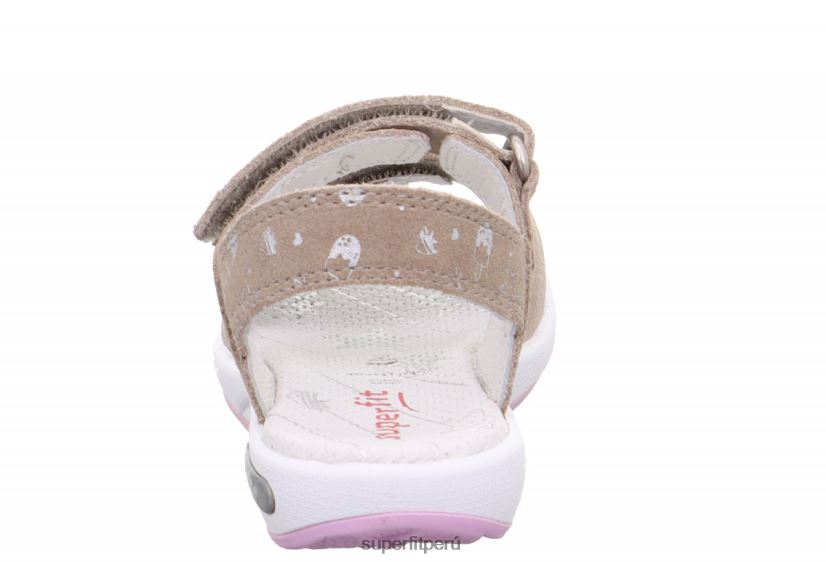 educación física Superfit niños pequeños emily - sandalia con cierre de velcro beige V06L24675 sandalias