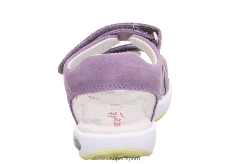 educación física Superfit niños pequeños emily - sandalia con cierre de velcro morado/amarillo V06L24669 sandalias
