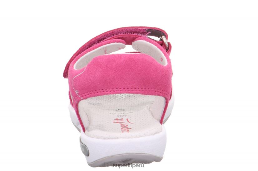 educación física Superfit niños pequeños emily - sandalia con cierre de velcro rosa/plata V06L24667 sandalias