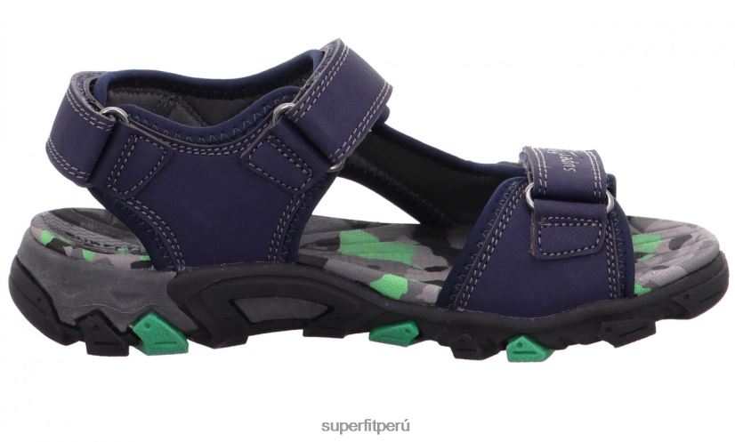 educación física Superfit niños pequeños henry - sandalia con cierre de velcro océano/combi V06L24684 sandalias