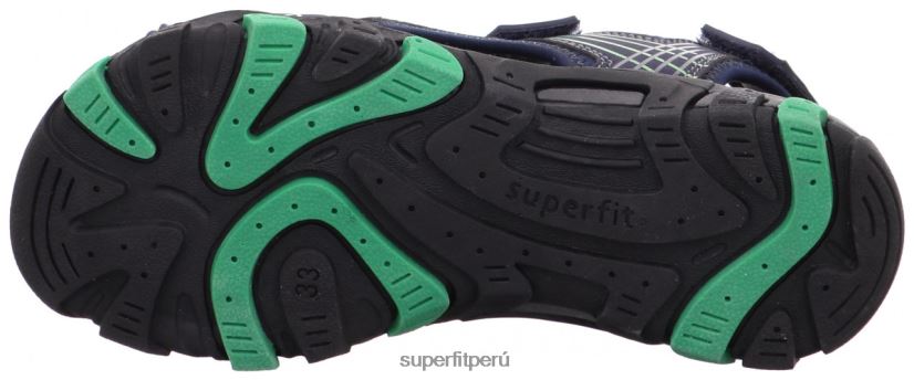 educación física Superfit niños pequeños henry - sandalia con cierre de velcro océano/combi V06L24684 sandalias