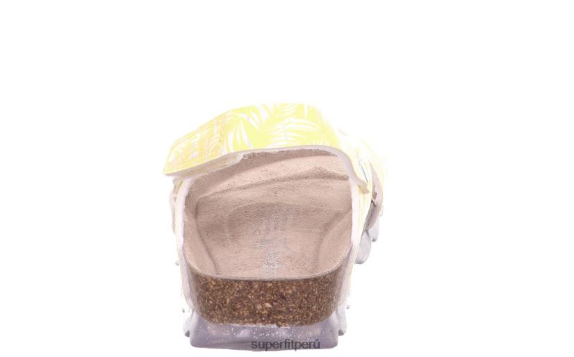 educación física Superfit niños pequeños jellies - sandalia con cierre de velcro amarillo/plata V06L24604 sandalias