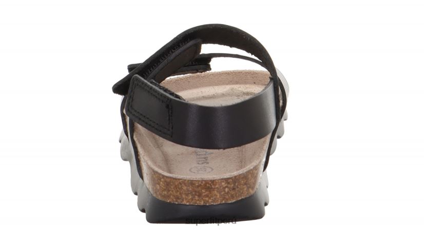 educación física Superfit niños pequeños jellies - sandalia con cierre de velcro negro V06L24581 sandalias
