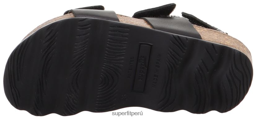 educación física Superfit niños pequeños jellies - sandalia con cierre de velcro negro V06L24581 sandalias