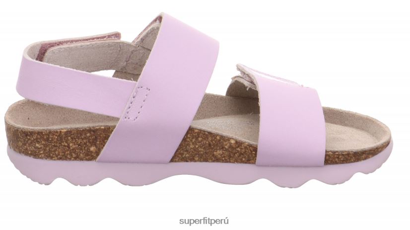 educación física Superfit niños pequeños jellies - sandalia con cierre de velcro púrpura V06L24568 sandalias