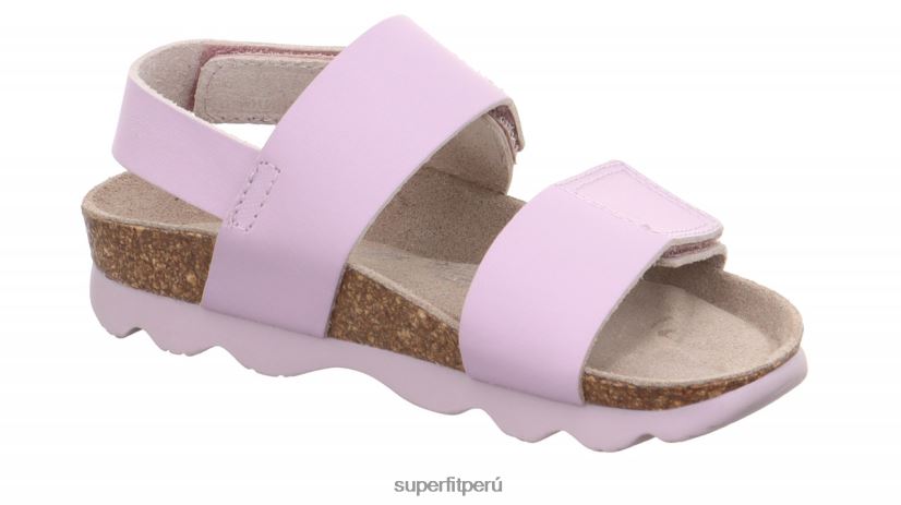 educación física Superfit niños pequeños jellies - sandalia con cierre de velcro púrpura V06L24568 sandalias