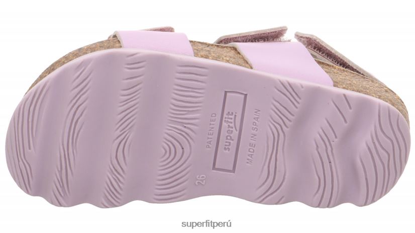 educación física Superfit niños pequeños jellies - sandalia con cierre de velcro púrpura V06L24568 sandalias