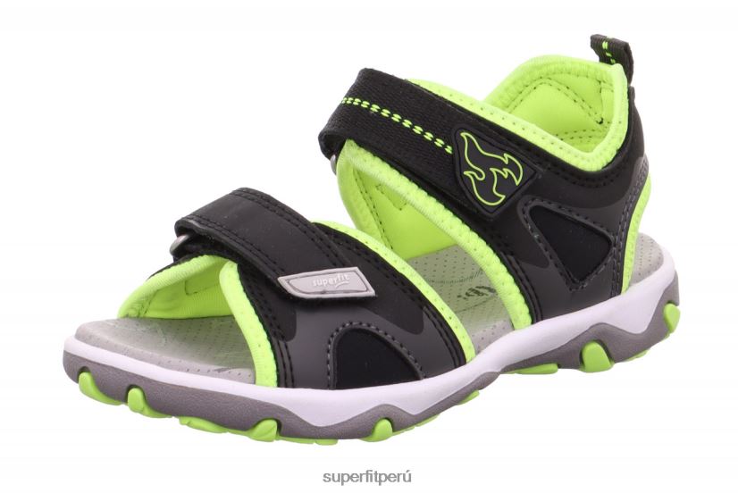 educación física Superfit niños pequeños mike 3.0 - sandalia con cierre de velcro amarillo negro V06L24658 sandalias