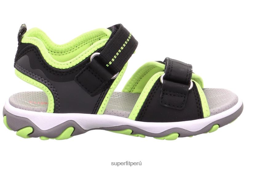 educación física Superfit niños pequeños mike 3.0 - sandalia con cierre de velcro amarillo negro V06L24658 sandalias