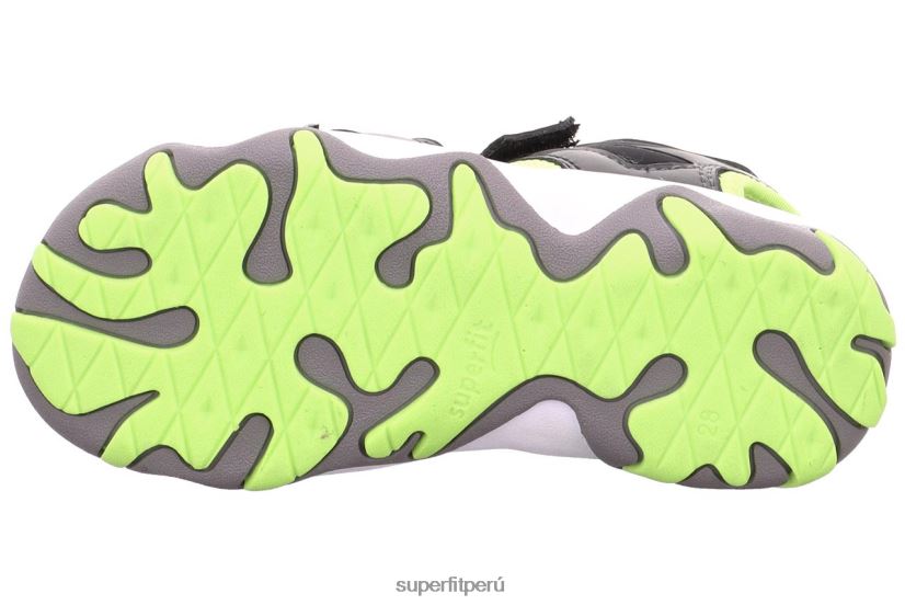 educación física Superfit niños pequeños mike 3.0 - sandalia con cierre de velcro amarillo negro V06L24658 sandalias