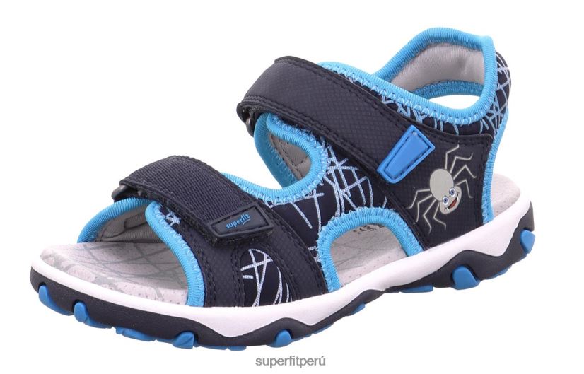 educación física Superfit niños pequeños mike 3.0 - sandalia con cierre de velcro azul V06L24639 sandalias