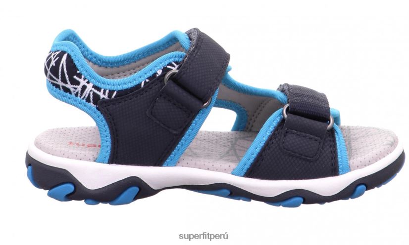 educación física Superfit niños pequeños mike 3.0 - sandalia con cierre de velcro azul V06L24639 sandalias