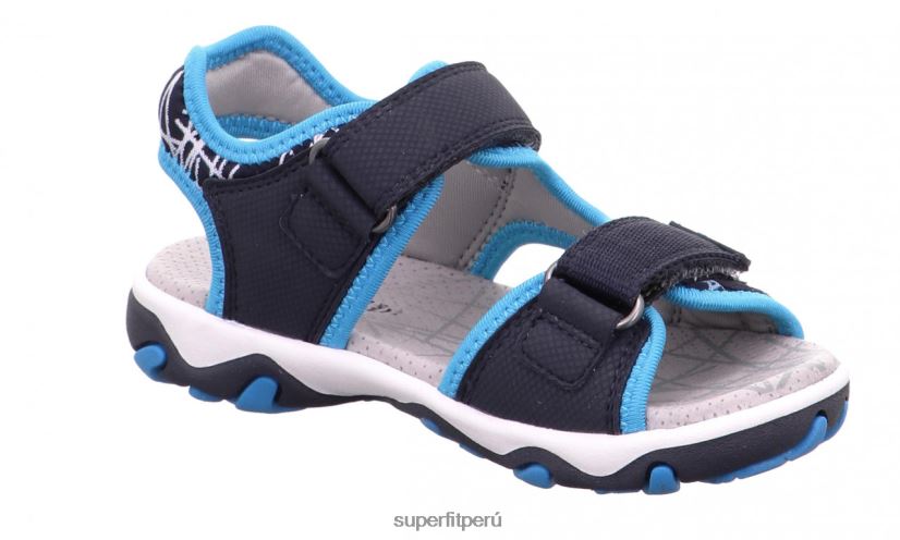 educación física Superfit niños pequeños mike 3.0 - sandalia con cierre de velcro azul V06L24639 sandalias