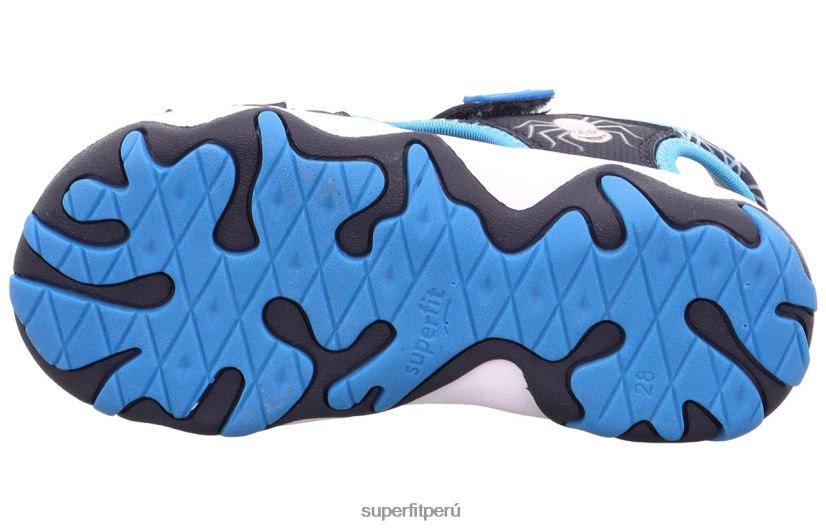 educación física Superfit niños pequeños mike 3.0 - sandalia con cierre de velcro azul V06L24639 sandalias