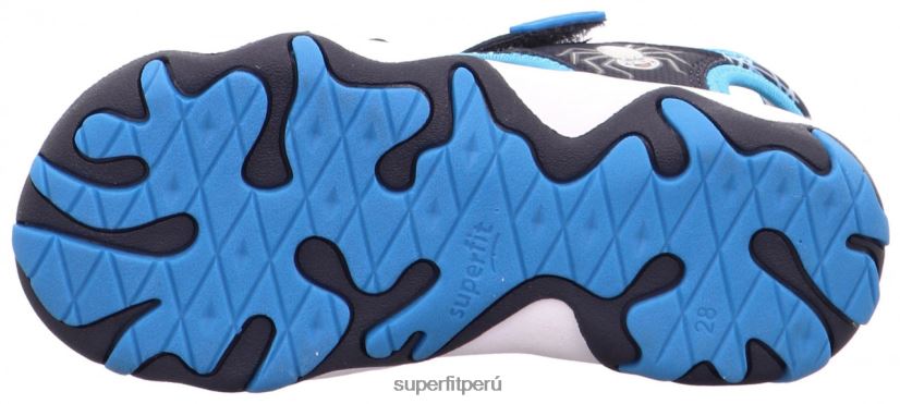 educación física Superfit niños pequeños mike 3.0 - sandalia con cierre de velcro azul V06L24639 sandalias